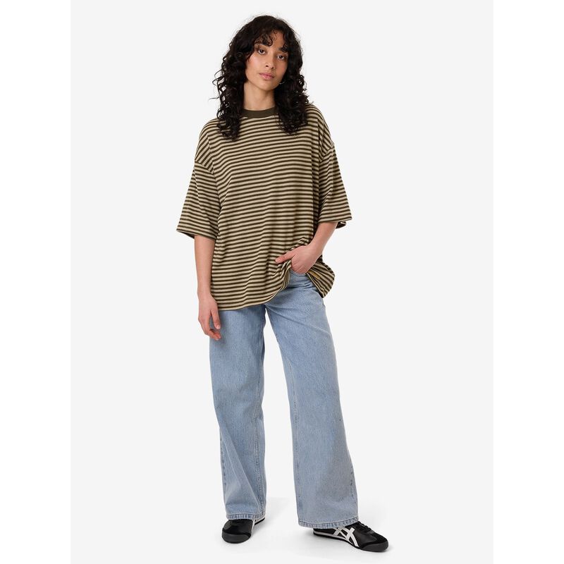 Thrills Quinn Stripe Oversized Tee image number 3